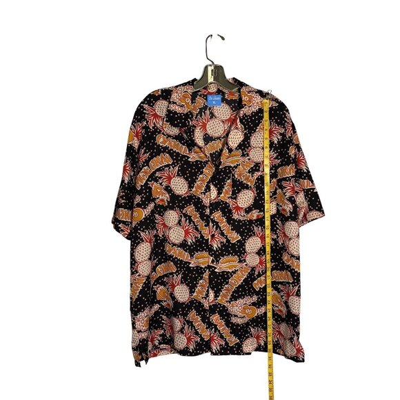 Vintage On Shore XL Hawaiian Pineapple Print Button-Up Shirt - Picture 5 of 10